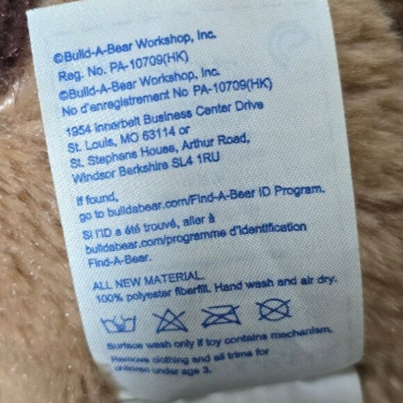 Build-A-Bear Brown Puppy Dog Plush Stuffed Animal – 16" Soft Cuddly Toy - Picture 9 of 9